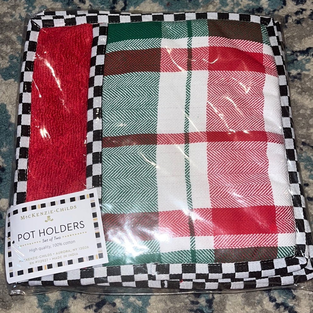 Mackenzie Childs pot holders